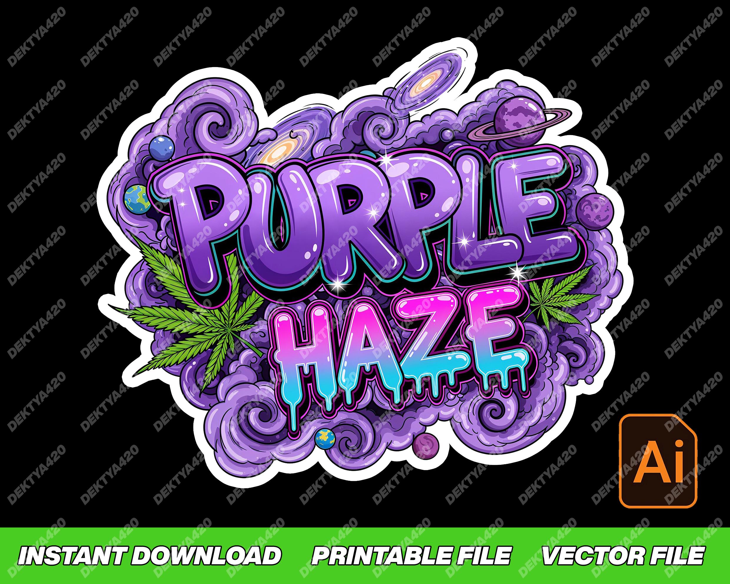 Purple haze weed - Etsy 日本