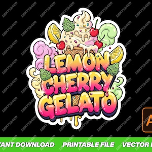 Lemon cherry gelato - Etsy 日本