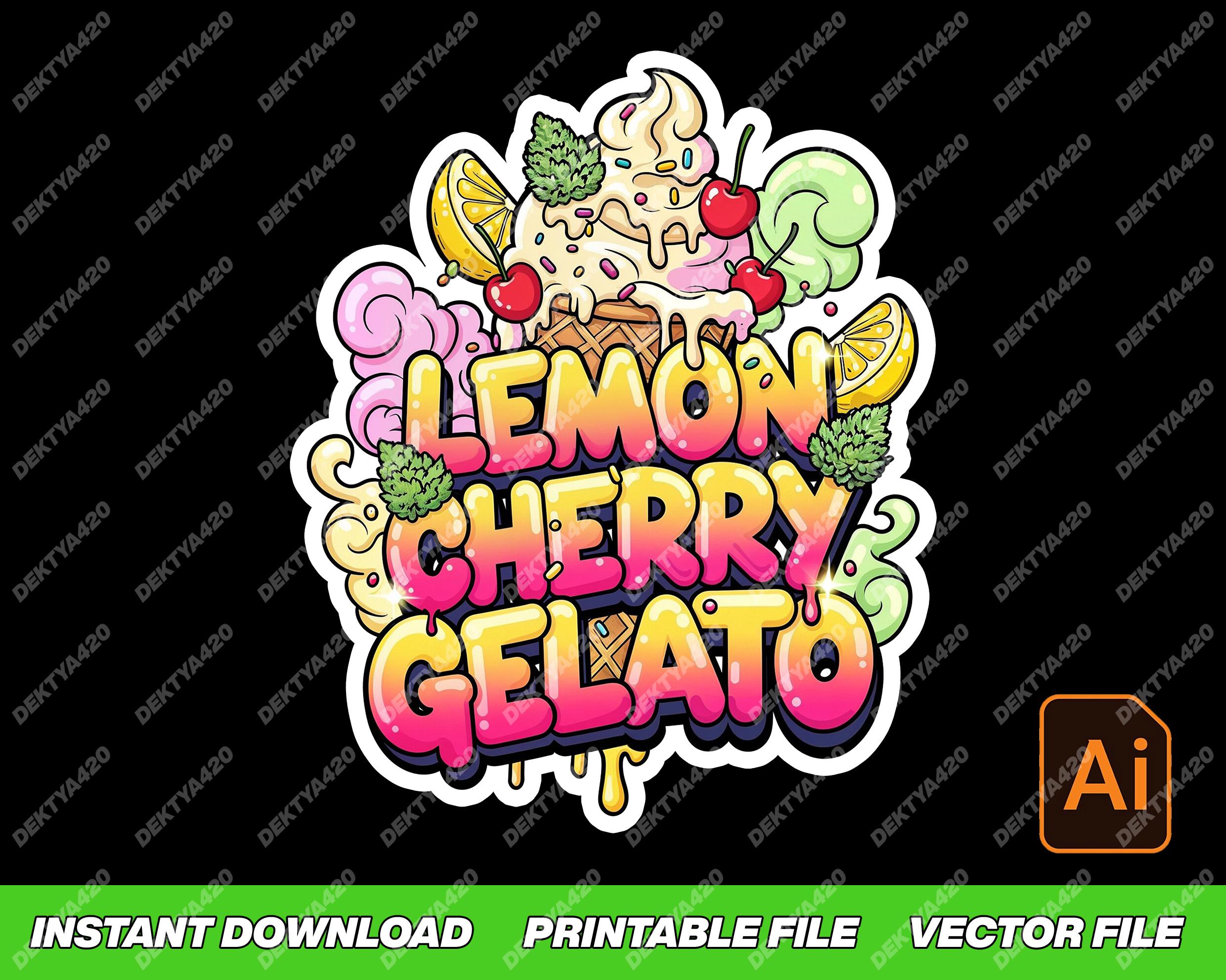Lemon cherry gelato - Etsy 日本
