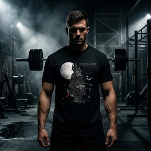 Stay Hard T-Shirt for Men, Mental Strength Gym Shirt, Discipline Workout Tee, Stoic Motivation Apparel