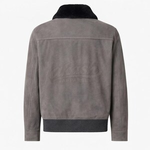 leather bomber jacket