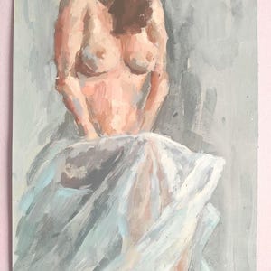 Female Figure - Hand-painted painting (original 25*35)