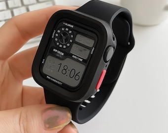 Bracelet Apple Watch antichoc | Étui de protection en silicone, iWatch série 9-4 SE