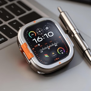 Titanium Armor Case for Apple Watch Ultra 2/10 - Waterproof Shockproof Metal Cover