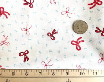 Moda Fabrics - A Walk in the Woods Little Red Bow Anela Hoey - 100% Premium Cotton Fabric Destash Sale