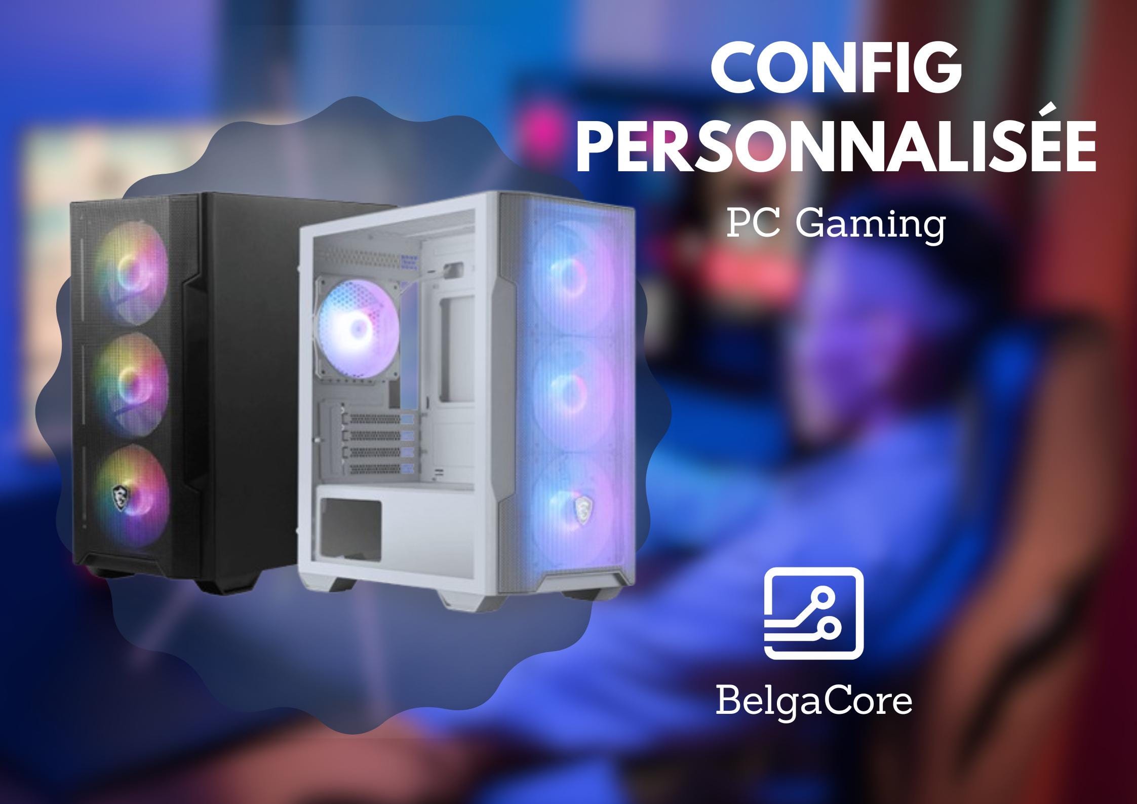 PC Gaming Personnalisé Ryzen 5 8400F + RX 9060 XT 16GB | 32GB ram ddr5 | 1TB ssd nvme | Windows 11