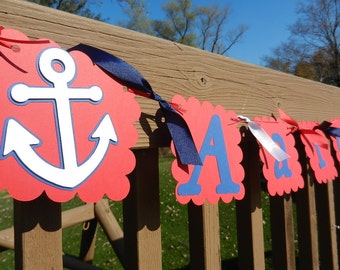 Anchor Name Banner Nautical Themed