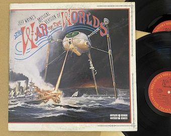 Vintage Jeff Wayne's War of the Worlds Vinyl Record, 1978 Special