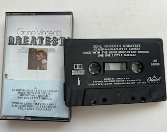Gene Vincent – Gene Vincent's Greatest! Vintage Cassette Tape VG+ C57