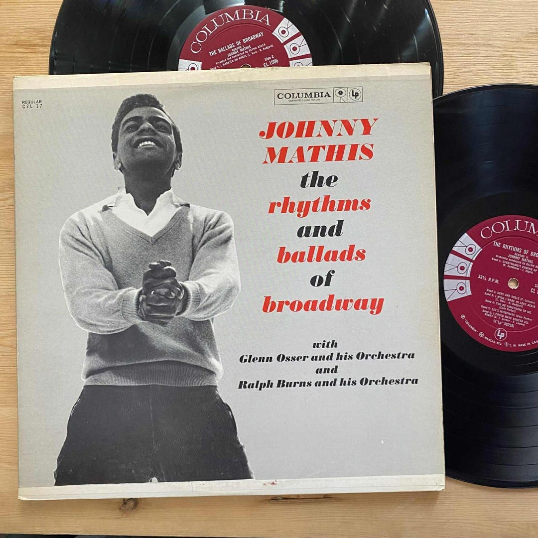 Johnny Mathis With Glenn Osser and His Orchestra 33RPM VG+ AJ35 - Etsy