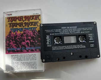 Varios - Keep on Rockin' Cassette Tape VG+ C63