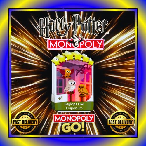 Eeylops Owl Emporium | Monopoly Go 6 Star Sticker | Fast Delivery