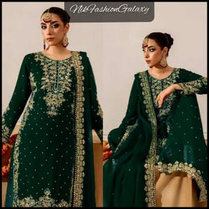 slim fit dress slacks Punjabi Salwar Suit Pure Crepe Blue Embroidered Salwar Kameez  Kajols