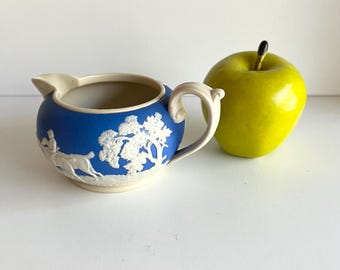 Vintage Copeland Spode Jasperware Creamer Jug, English Small