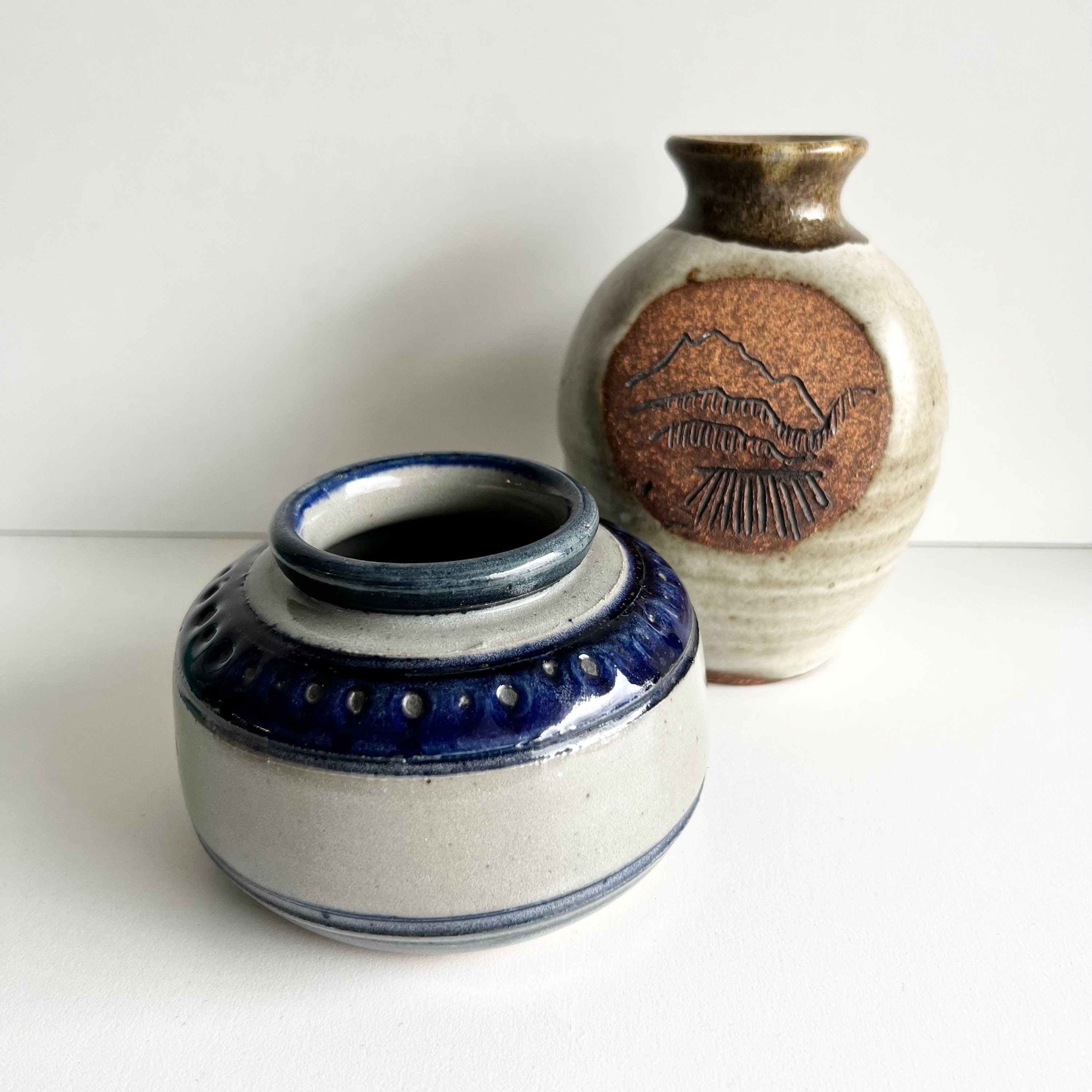 Studio Pottery Vase, Herman Venema, 70s, 80s, Choose From 2 Vases