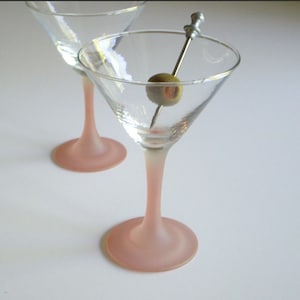 Pink Optic Crystal Martini Glass (Set of 2) by Moser