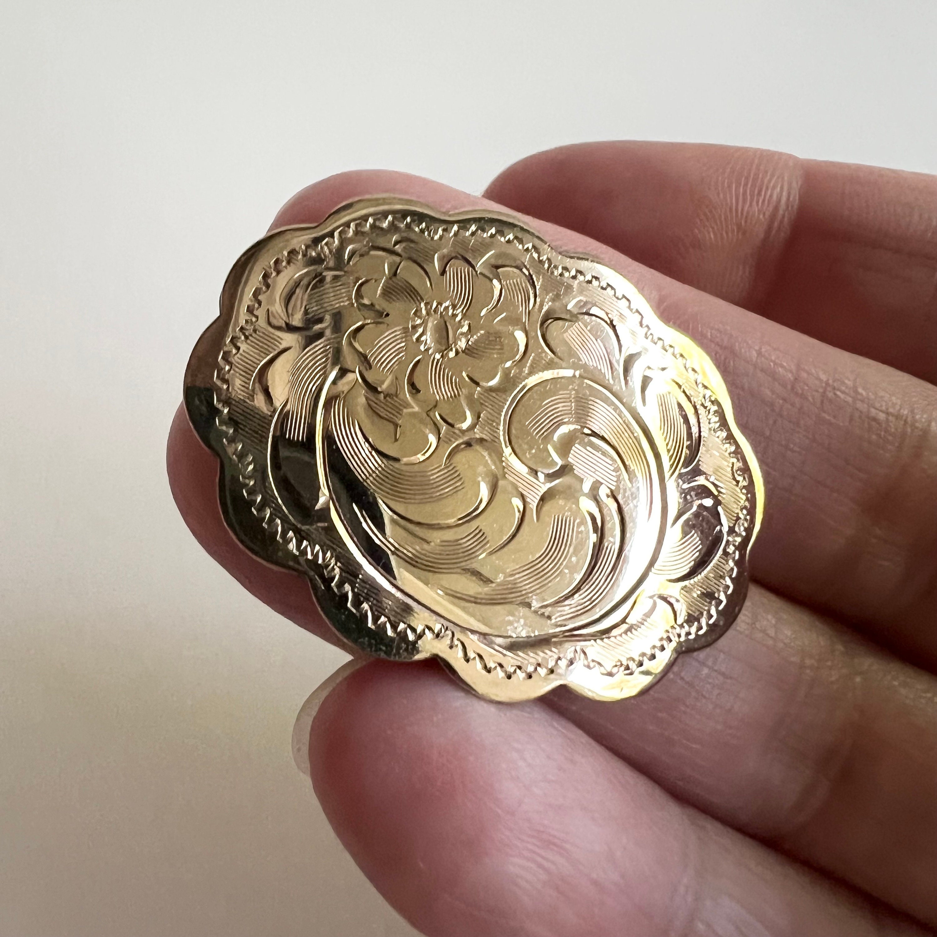Broche vintage en argent sterling avec feuille en filigrane
