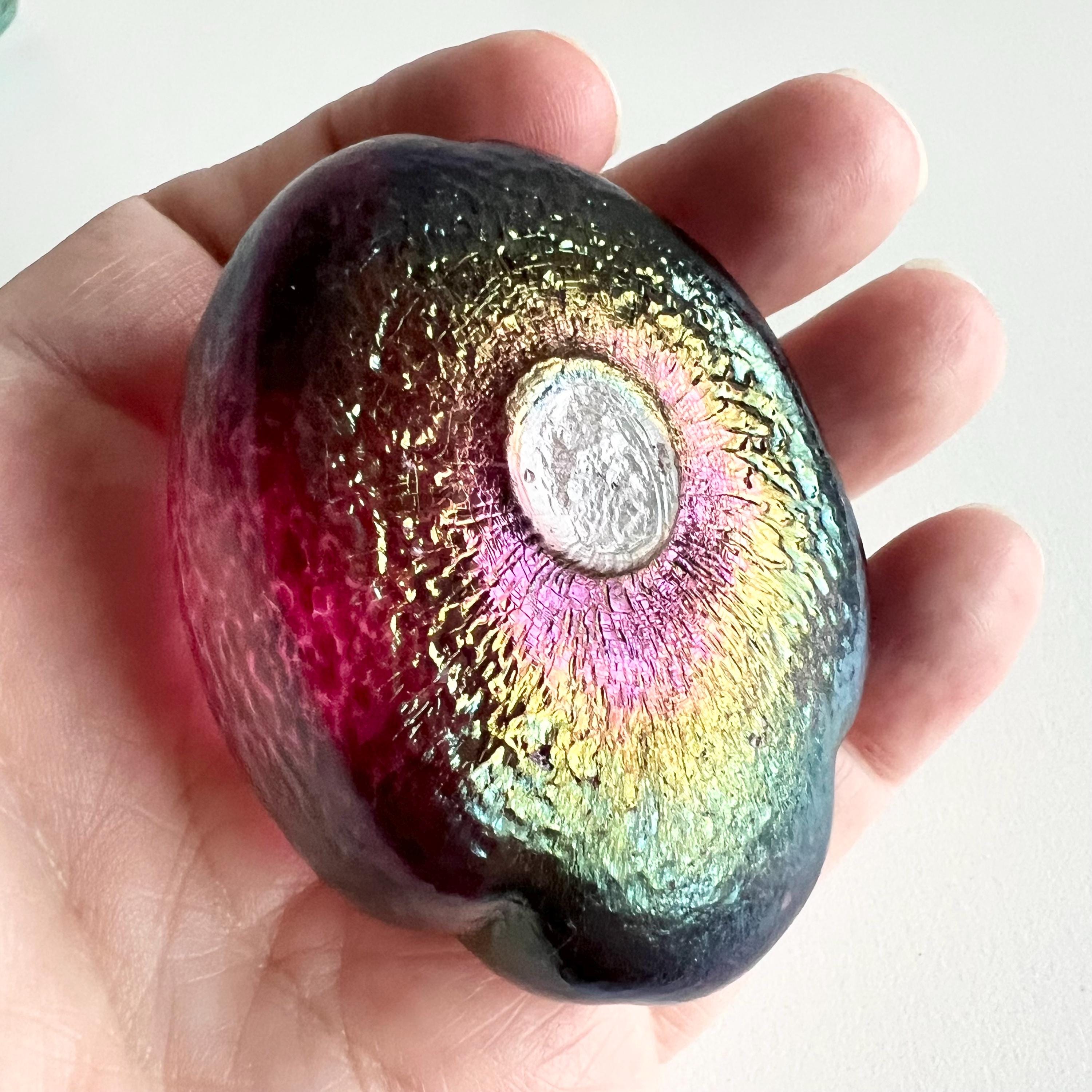 Robert Held アートガラス Robert Held Glass Paperweight, Choice of 2, Canadian Studio Art