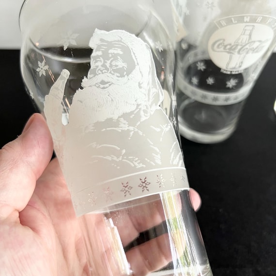 3 Christmas Drinking Glasses, Coca Cola and Dairy Queen