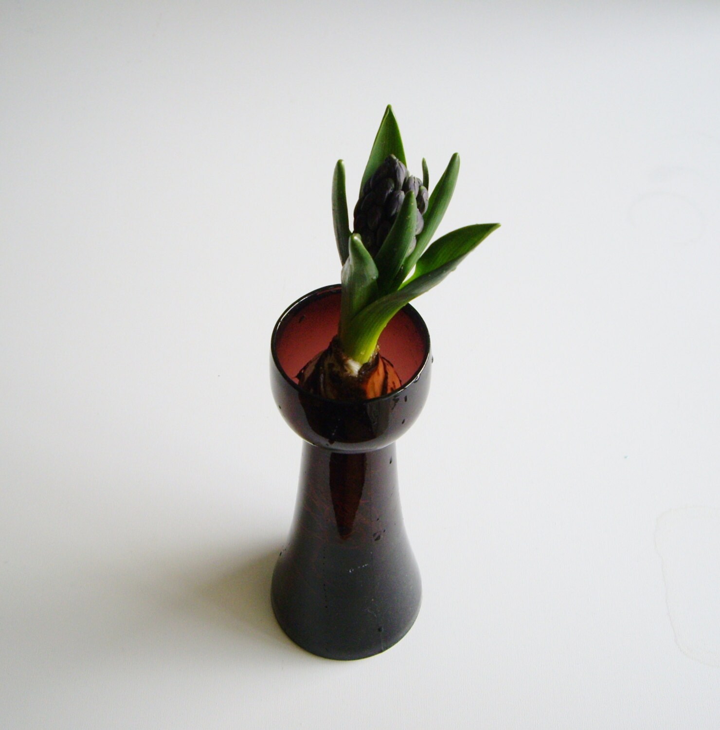 Antique Bulb Vase Hyacinth Vase Boston And Sandwich Glass Etsy