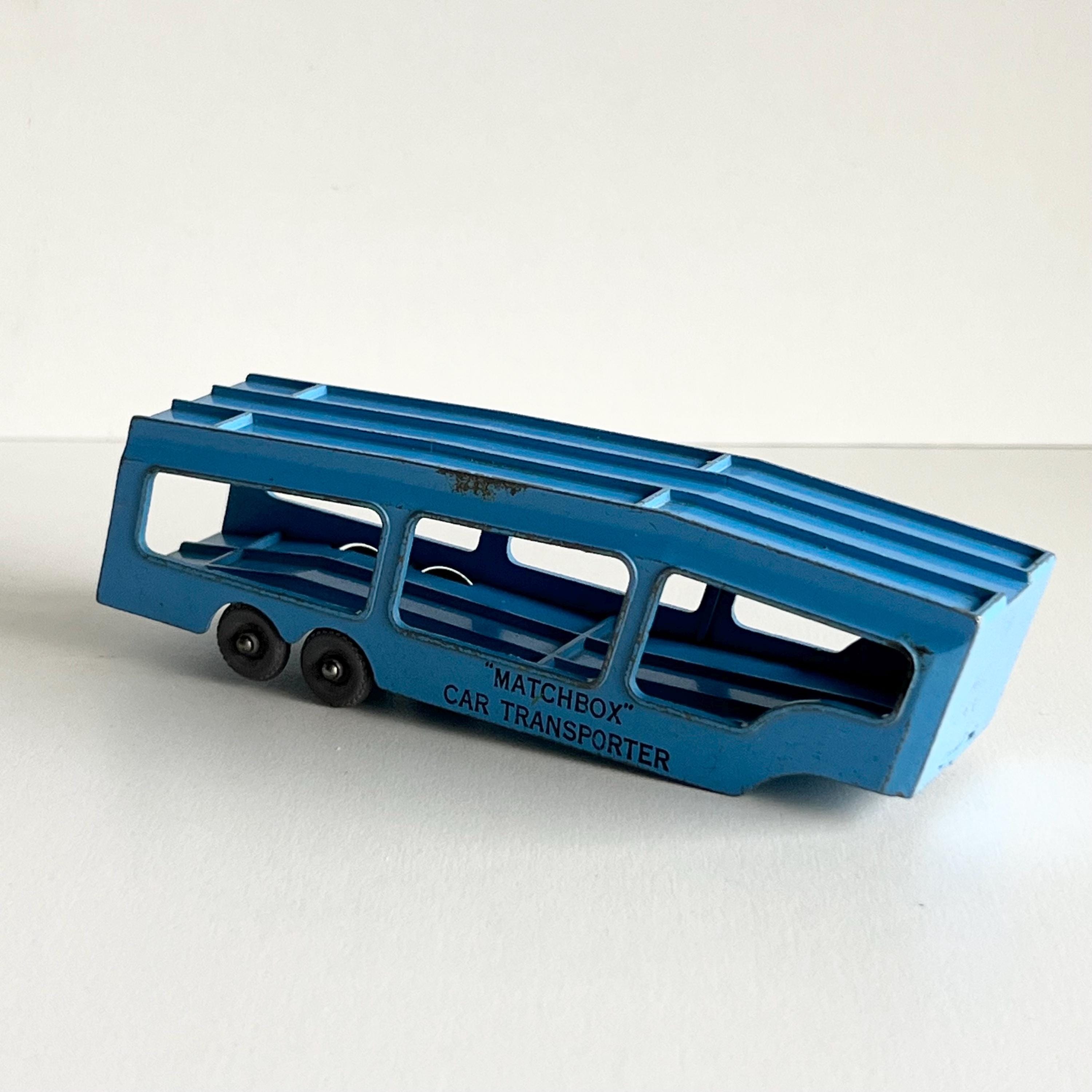 Early 70s Matchbox Lesney Car Transporter Trailer, Blue