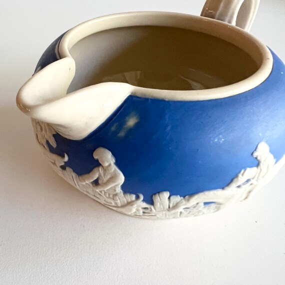 Vintage Copeland Spode Jasperware Creamer Jug, English Small