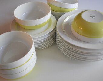 ドイツ製 ROSENTHAL【Siam Yellow】リムディープディッシュ6枚 ドイツ製 ROSENTHAL【Siam Yellow】リムディープディッシュ6枚