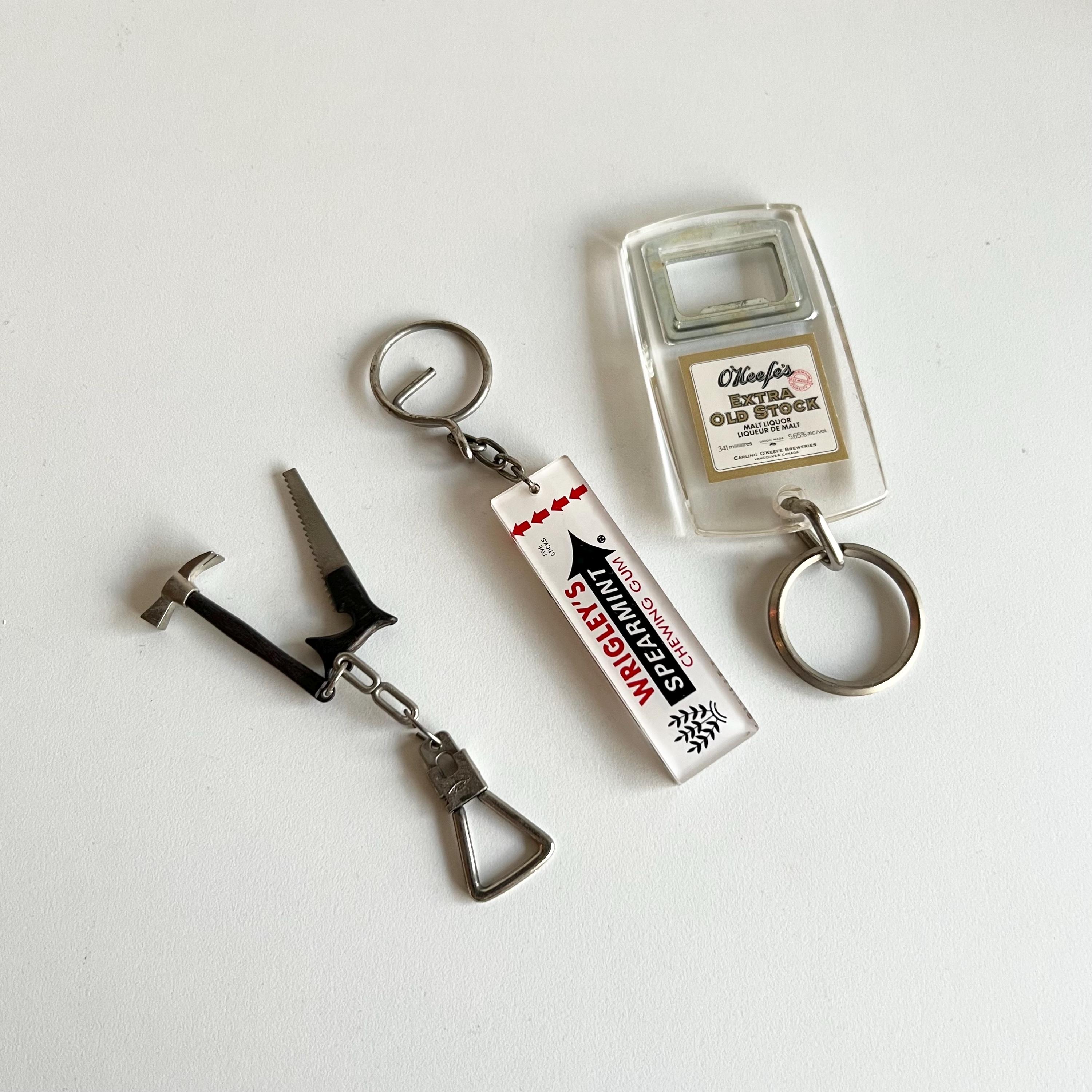 Vintage Keychains, Choose From Wrigley's Spearmint Gum, Okeefe's