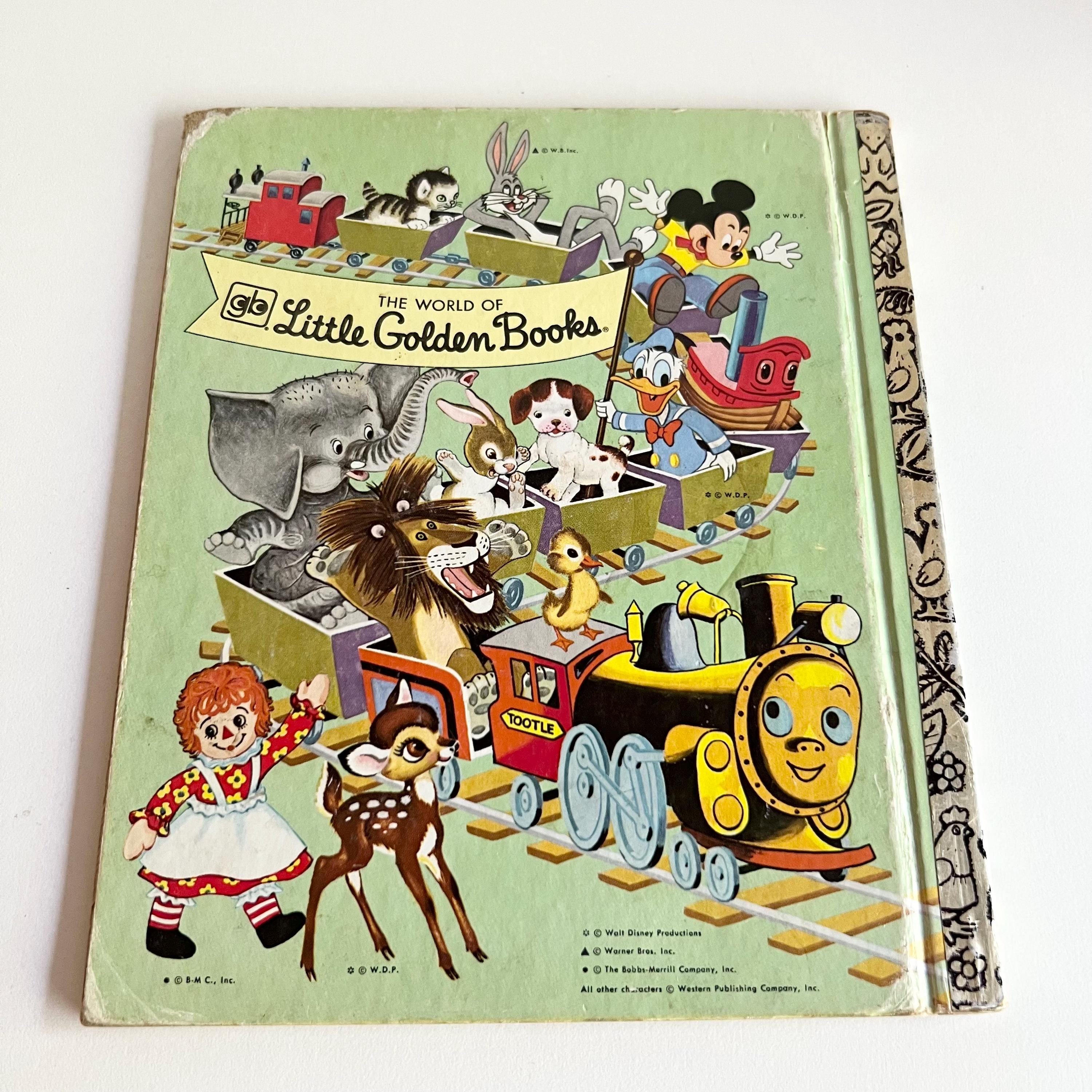 Walt Disney's Golden Book 1976 2冊セット 2 Little Golden Book Walt Disney, Vintage 1970s Children's Picture