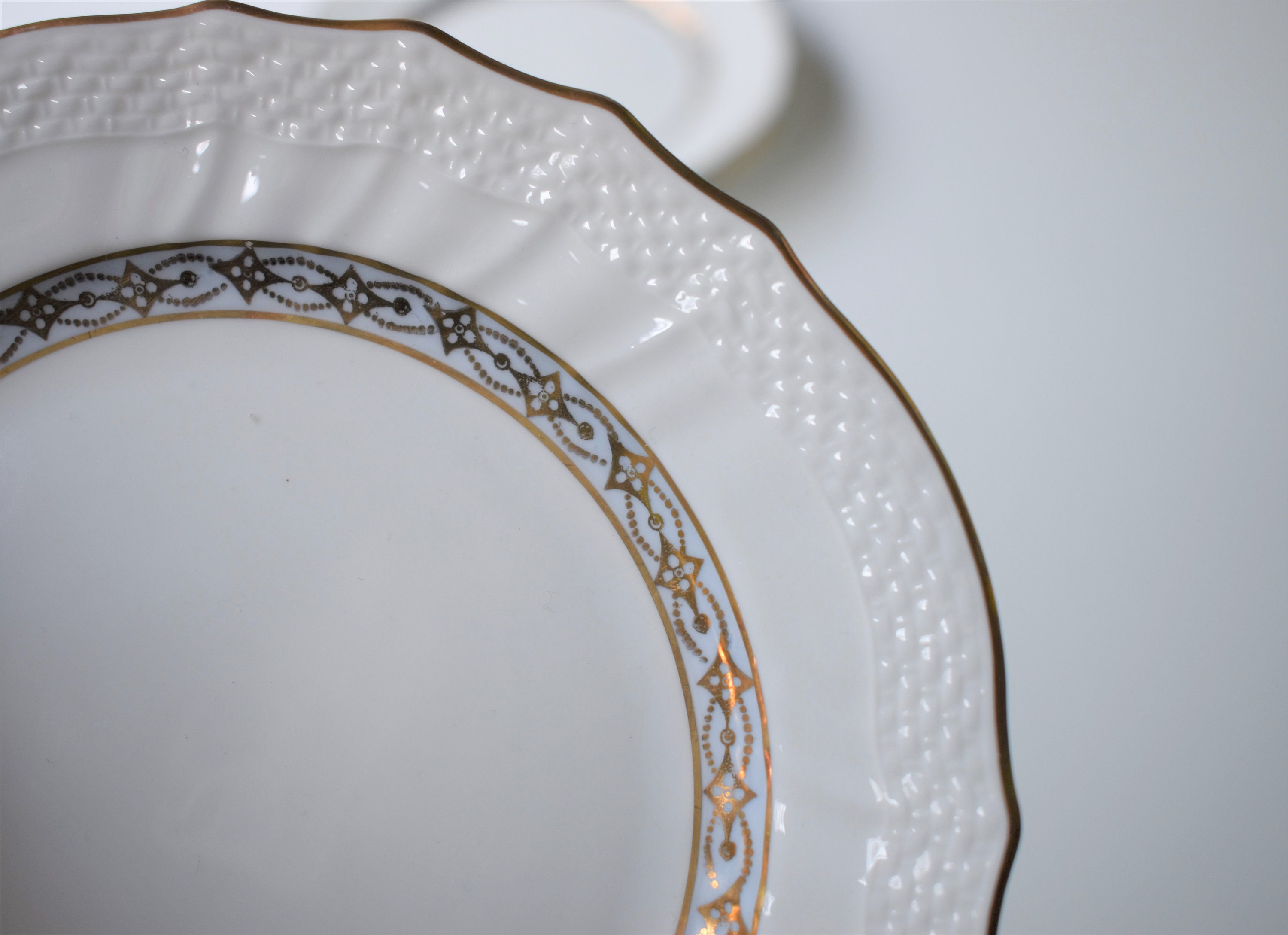 Swedish Porcelain Plates, Small, Fine China, Gustavsberg