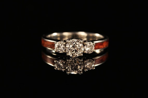 wooden engagement ring