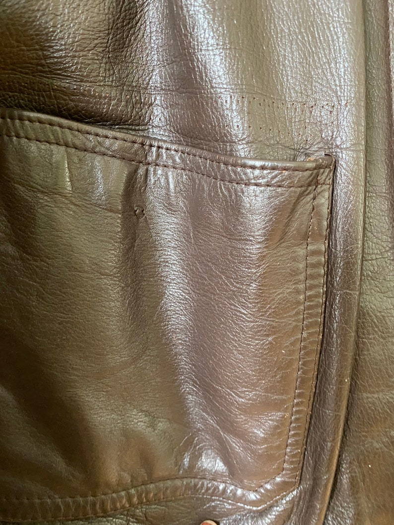 Vintage Smartown Leather Bomber Jacket image 4