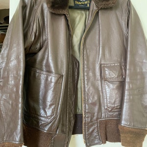 Vintage Smartown Leather Bomber Jacket image 6