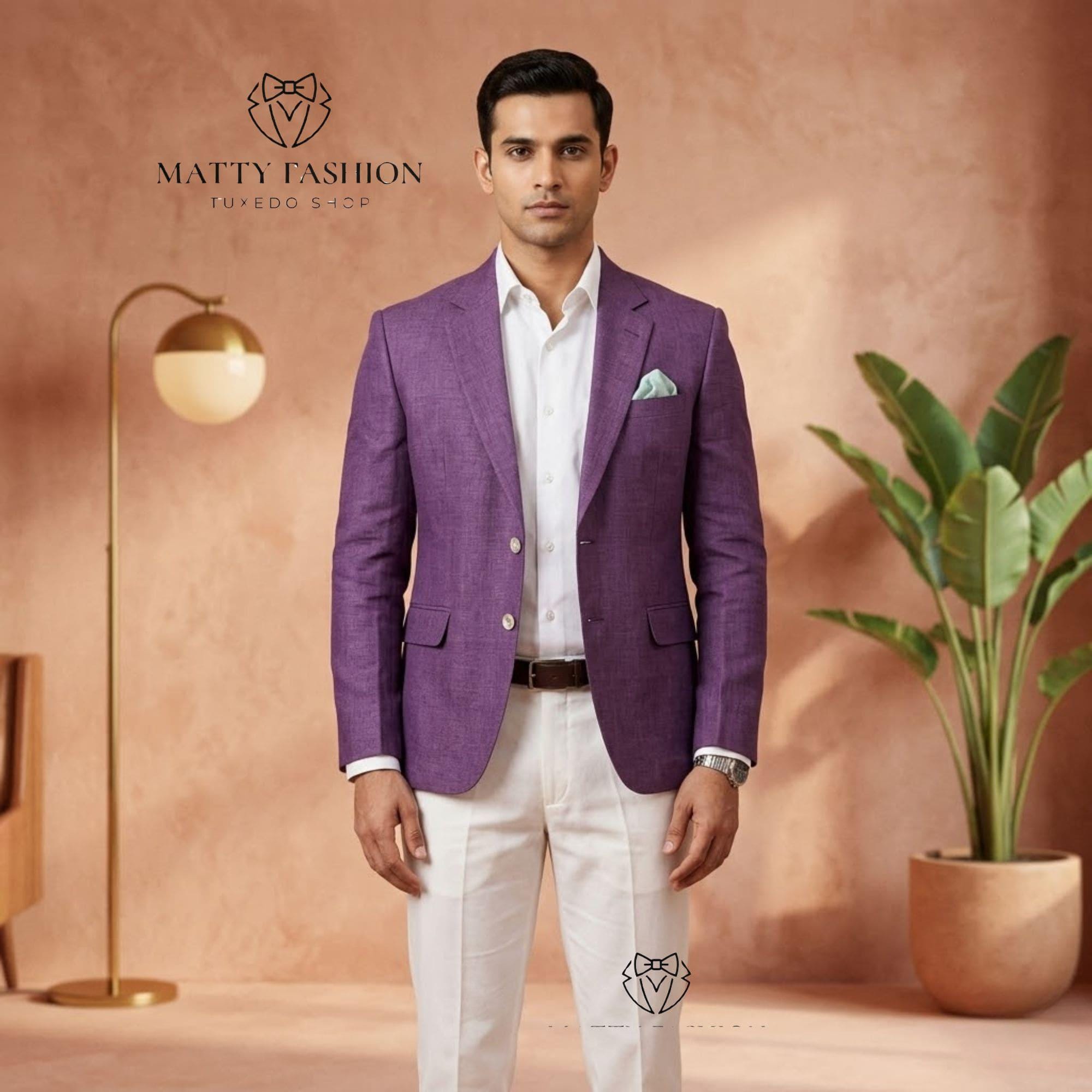 Purple Blazer for Men - Etsy Canada