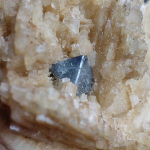 Rare Microlite Crystal On Matrix Mica and Albite Nice Specimen