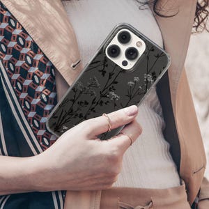 Dark snake Phone Case Shadow cover for iPhone 16e, 17 Pro Max, 17 Air, Samsung S25 Edge, A16, Pixel 10, 9A