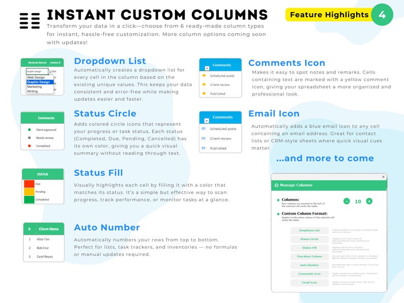 Excel Dashboard Builder Template | Interactive Spreadsheet Dashboards ...