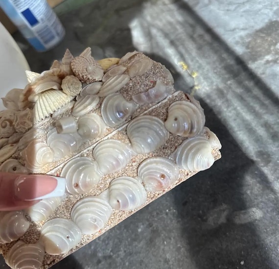 Small Square Shell Jewelry Box - image 8