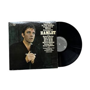 Richard Burton &quot;Famous Scenes From Sir John Gielguds Production of William Shakespeare&#39;s Hamlet&quot; Vintage Vinyl