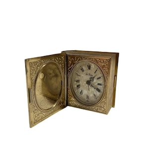 Small Vintage Gold Seth Thomas Clock