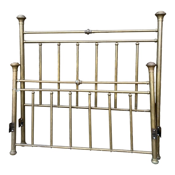 Full size clearance brass bed