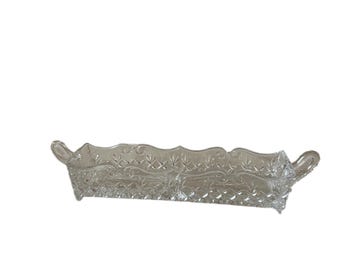 Glass Decorative Rectangular Dish