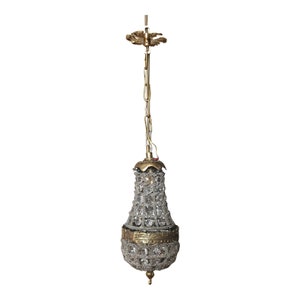 Vintage Empire Style Pendant Crystal Chandelier. Reserve yours today