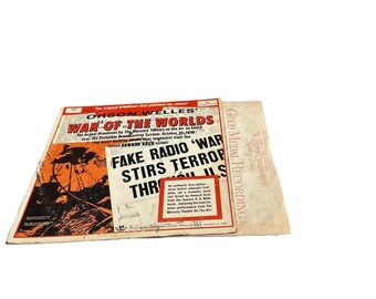 Orson Wells- War of the Worlds Vintage Vinyl