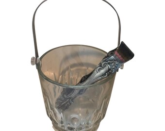 Italian Crystal & Silver Ice Bucket/Champagne Bucket - FREE SHIPPING!