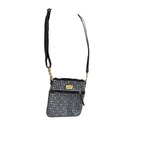 Tommy Hilfiger Black and White Cross Body Purse