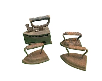 Collection of Primitive Irons- Set of 4