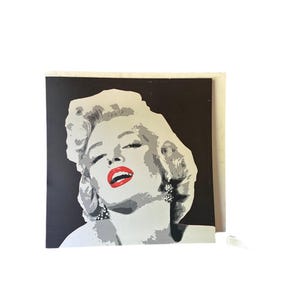 Large Marilyn Monroe Black and White Print