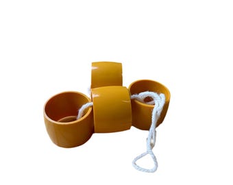 Yellow Vintage Napkin Rings