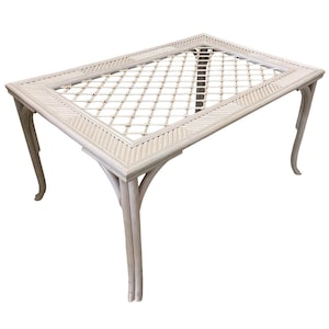 French Wicker Patio Table